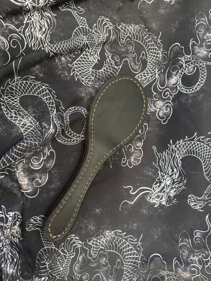 Leather Hair Brush Paddle