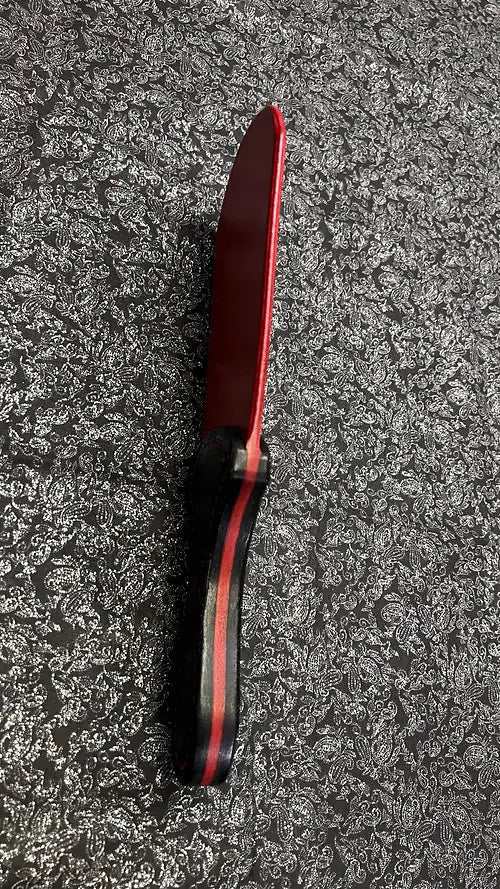 Mini Beaver Tail Spanking Paddle OTK Leather