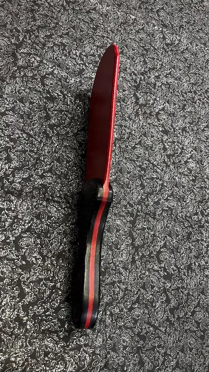 Mini Beaver Tail Spanking Paddle OTK Leather