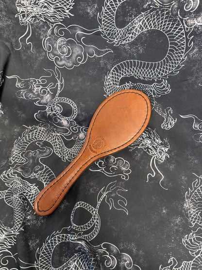 Leather Hair Brush Paddle
