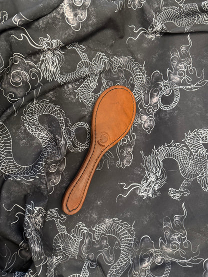 Leather Hair Brush Paddle
