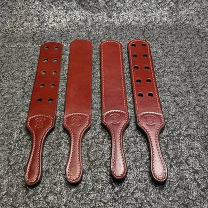 Chestnut Leather Spanking Strap - OTK Leather OTK Leather