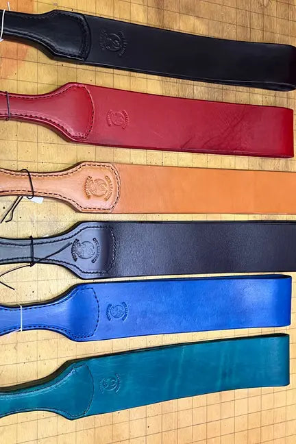 Doubled Over Leather Spanking Strap OTK Leather