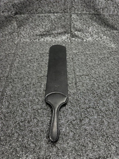 Heavy Black Spanking Straps OTK Leather