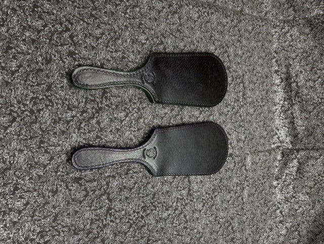 Large Beaver Tail Spanking Paddle OTK Leather