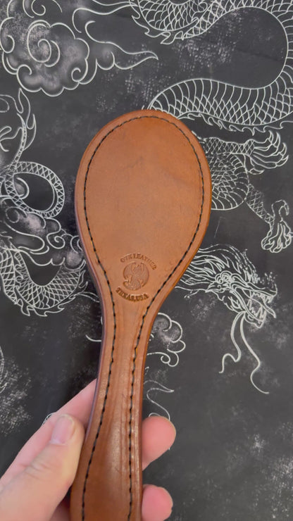 Leather Hair Brush Paddle